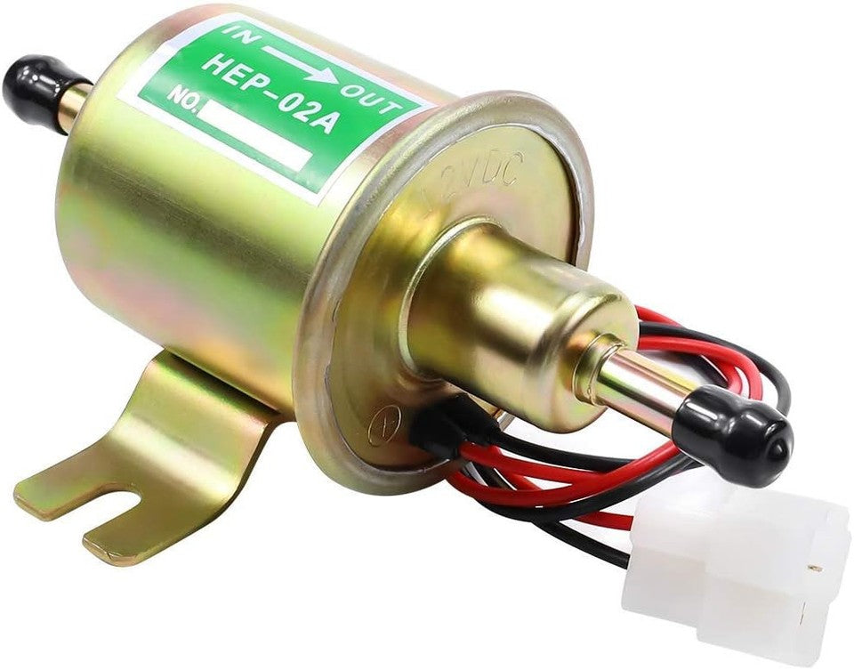 new Electric Fuel Pump 12V Universal Low Pressure 12 Volt Transfer Inline Fuel... 07FC0E-D4 - KOEEK