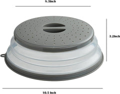 new Microwave Splatter Cover Vented for Food, Guard & 2 PACK, Grey*2 07FC0E-D4 - KOEEK