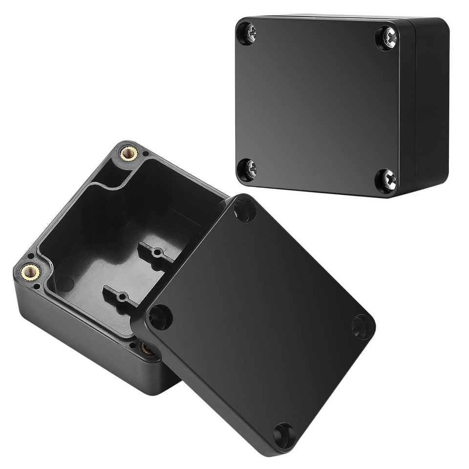 new Project Box, 4 Pcs Electrical Junction IP65 Waterproof A, black