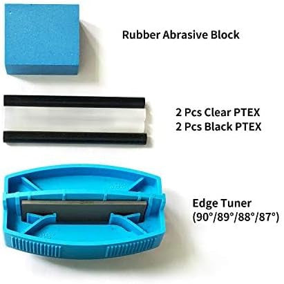 new XCMAN Complete Ski Snowboard Side Edge Sharpener Care Tuner Kit with Blue XCMAN - KOEEK