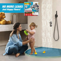 new Shower Threshold Water Dam Barrier 67" - Transparent Collapsible 07FC0E-D4 - KOEEK
