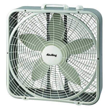 new Air King 9723 Box Fan 20 In Blade Dia, Non-Oscillating, 3 Speeds, 120V Ac, 6 koeek - KOEEK