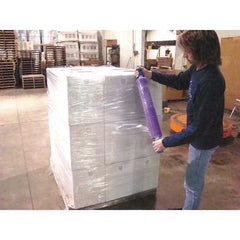 Zoro Select 15A845 Hand Stretch Wrap - 20" X 800 Ft., Blown Style, Purple