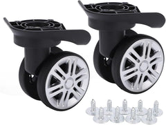 new 1 Pair Luggage Suitcase Wheels, Trunk Wheel Spare Part defult 07FC0E-D4 - KOEEK