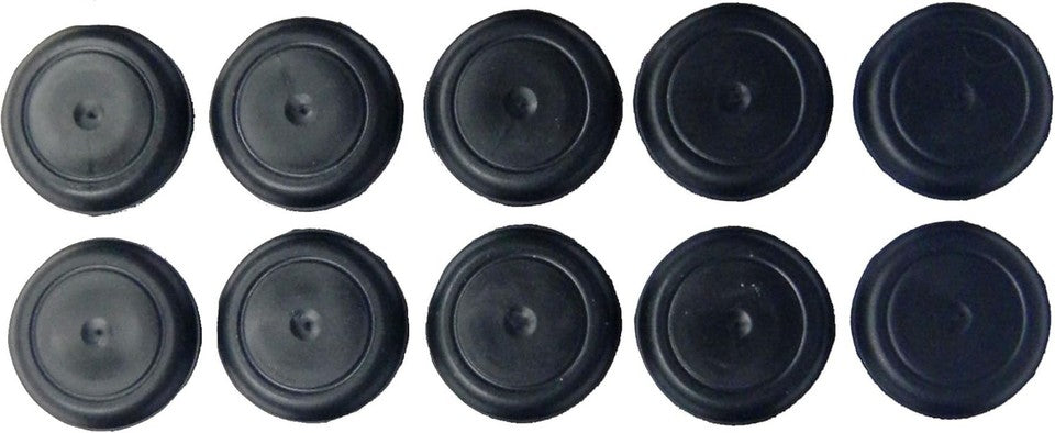 new 1 1.25 inch Black Rubber Plugs for Flush Mount Body and Sheet 07FC0E-D4 - KOEEK