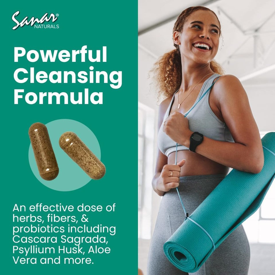 used Sanar Naturals Colon Cleanser - for Weight Management Detox and Gut Health-... SANAR NATURALS - KOEEK