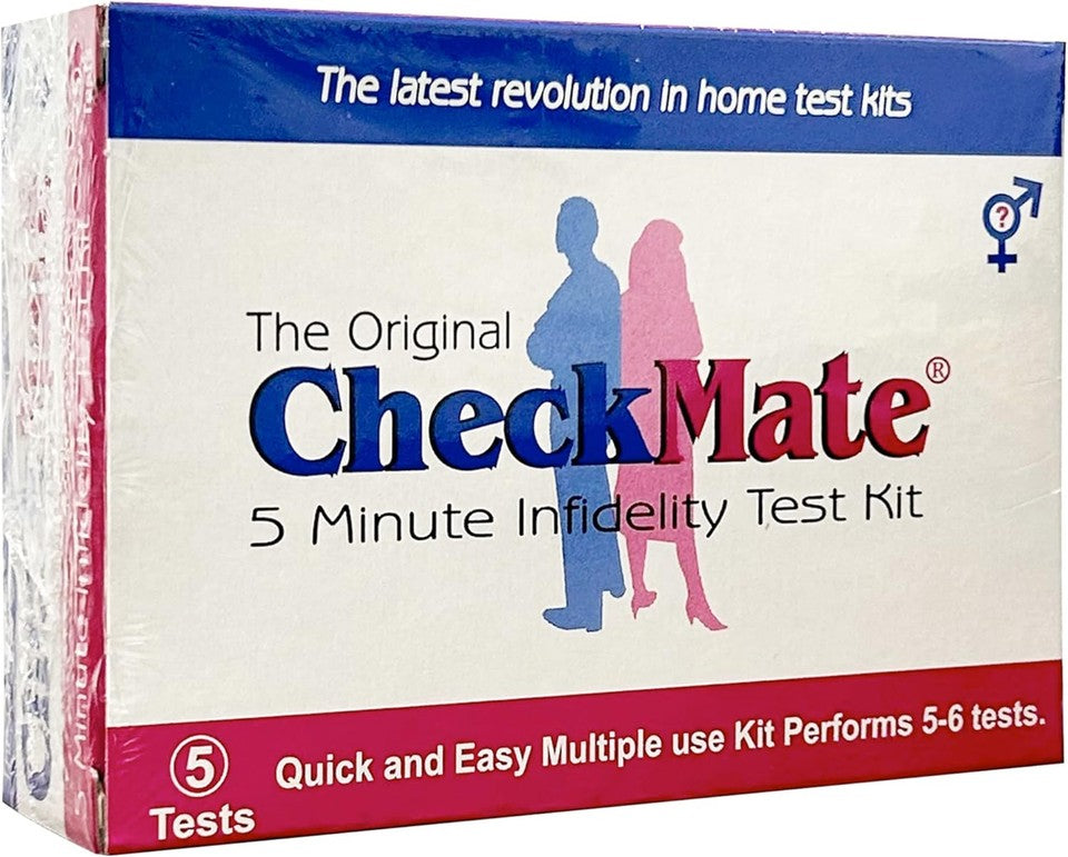 new Check Mate Infidelity Test Kit - 10 Tests - your spouse, boyfriend,... 07FC0E-D4 - KOEEK