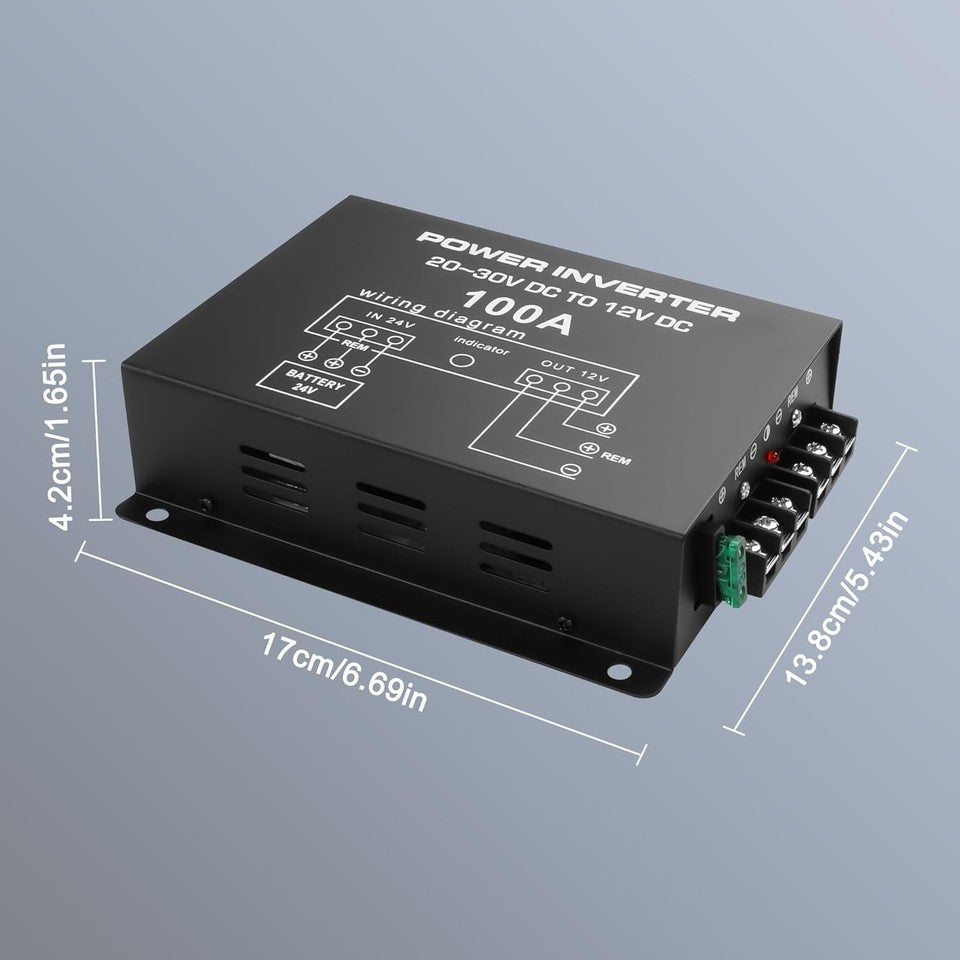 new XMSJSIY DC 24V to 12V Step-Down Voltage Converter 100A 1200W Buck...