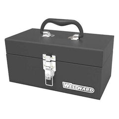 Westward Tool Box Steel Black 12 In W x 6-1/2 In D x 5-1/2 WESTWARD TOOL CO. - KOEEK