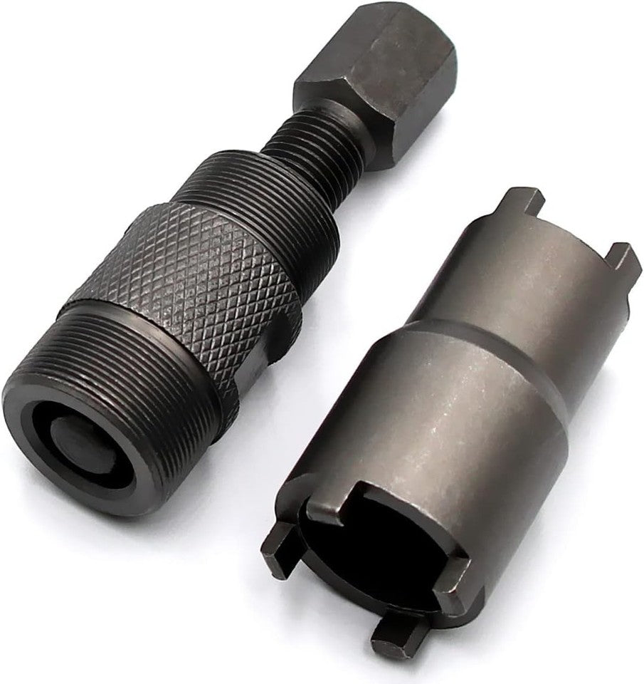 new 2PCS 24mm&27mm Flywheel Puller Tool and 20mm&24mm Remover Clutch Lock Nut... 07FC0E-D4 - KOEEK