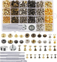 new Caydo 400 Set 4 Style Snap Fasteners Kit Gold, Silver, Bronze, Gunmetal CAYDO - KOEEK