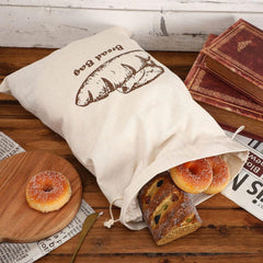 new Augshy Bread Bag, 2 Pieces Linen Bags for One Size, Large, Green AUGSHY - KOEEK