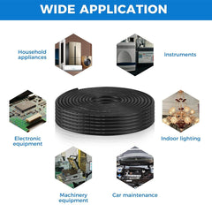 new 22 Gauge Wire 3 Conductor Electrical Wire, UL2464 22 AWG 50FT, 22AWG-3C 07FC0E-D4 - KOEEK