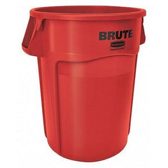 new Rubbermaid Commercial Fg264360red 44 Gal Round Trash Can, Red, 24 In Dia, Open Rubbermaid - KOEEK