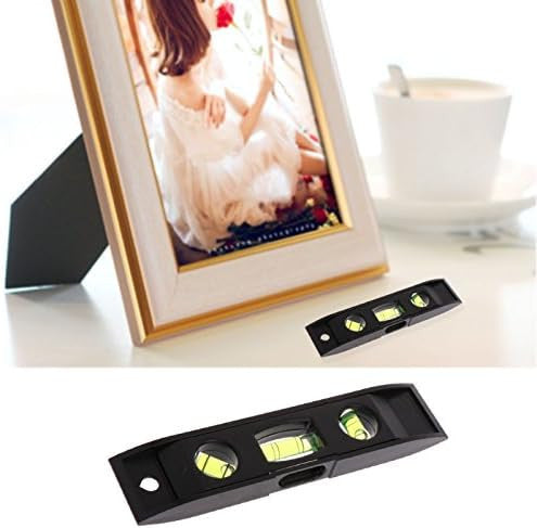 new 6 Inch Torpedo Level, Magnetic Box Level with 45°/90°/180°Bubbles, Black 07FC0E-D4 - KOEEK