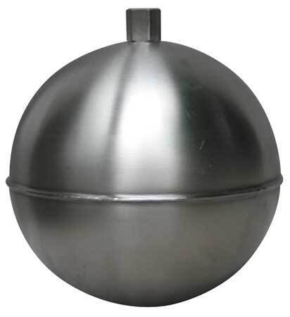 ny Naugatuck Gr45s421hd Float Ball,Round,Ss,4-1/2 In