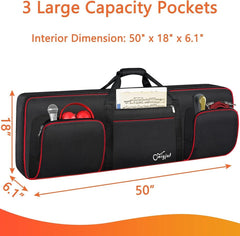 new SNIGJAT 76 Key Keyboard Case Soft 76 key: 48.4"x 18"x6.1&quot; SNIGJAT - KOEEK