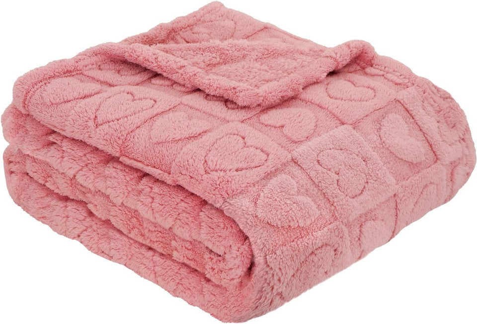 new MACE Valentines Day Love Throw Blanket (50"x60&quot;), Pink-heart 07FC0E-D4 - KOEEK