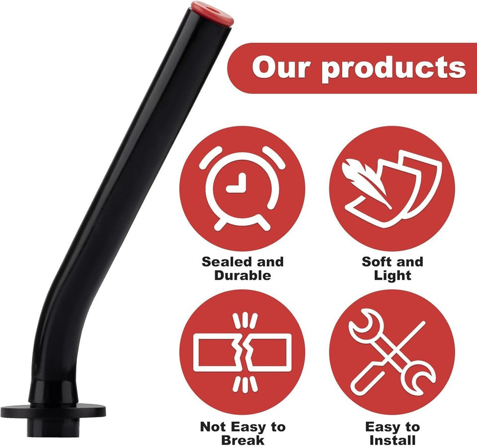 new No Cap Gas Can Spout and Rubber Stopper Replacement for Eagle Cans black 07FC0E-D4 - KOEEK