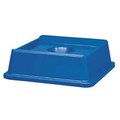 ny Rubbermaid Fg279100dblue 35 Gal Dome Flaske og dåse Genbrugstop, 20 In W/Dia,