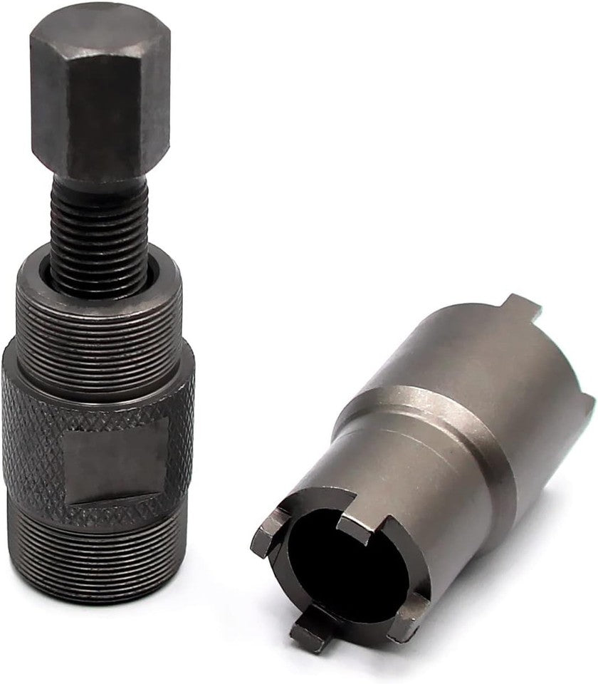 new 2PCS 24mm&27mm Flywheel Puller Tool and 20mm&24mm Remover Clutch Lock Nut... 07FC0E-D4 - KOEEK