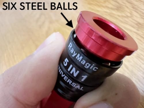 new 5 In 1 Universal Quick Industrial Connect Coupler, Female NPT, Red&Black