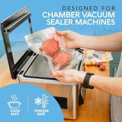 new Avid Armor Chamber Vacuum Sealer Bags – Heavy Duty, 10x10, Clear - 250 AVID ARMOR - KOEEK