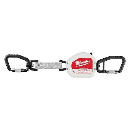 new Milwaukee Tool 48-22-8825 5Lbs 50" Retractable Tool Lanyard, 1.023", Gray, koeek - KOEEK