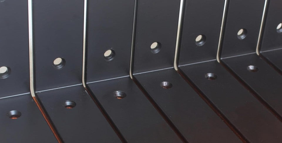 new 4 Pack - L 6" x H 4" x W1.5", 5mm Thick 6''x4'', Black 07FC0E-D4 - KOEEK