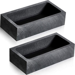 new 2 Pieces Graphite Ingot Mould Crucible for 4 x 2 x 1 Inch, Black 07FC0E-D4 - KOEEK