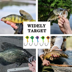 new Crappie Jig Heads, 40packs Fishing Heads Hooks Swimbait 1/32oz-40packs 07FC0E-D4 - KOEEK