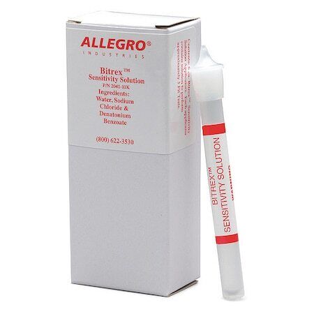 Allegro Industries 2041-11K Bitrex Sensitivity Solution - 2.5ml, Pack of 6