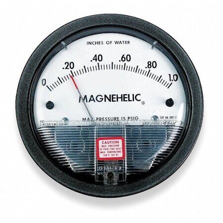 nye Dwyer Instruments 2001 Dwyer Magnehelic Pressure Gauge, 0 Til 1 In H2o