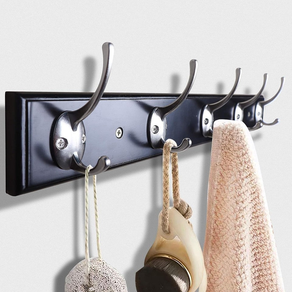 new IBosins 12 Pack Silver Coat Hooks Wall Mounted with 24 Screws Retro IBOSINS - KOEEK