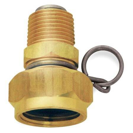 Sani-Lav Swivel Hose Adapt Brass 1/2 Mnpt 2 In L SANI-LAV - KOEEK