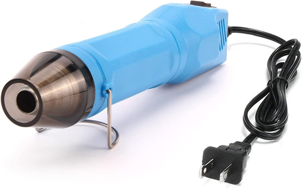 new LDK Mini Heat Gun 4.9Ft, Dual-Temp 392℉ & 662℉ Hot Air Multi-Purpose Blue LDK - KOEEK