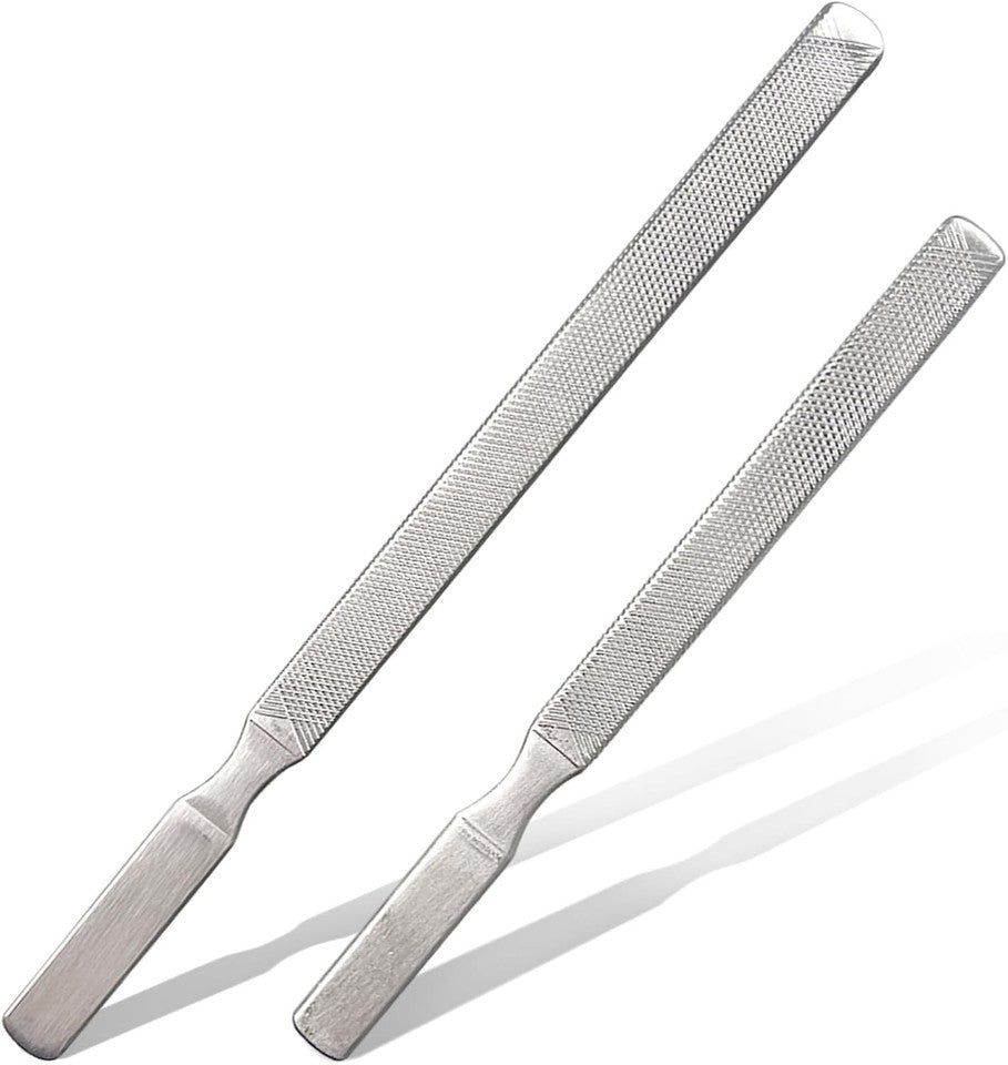 new 2-Pack Stainless Steel Toe Nail Files, 4-Sided Design for Thick Nails, Ideal... 07FC0E-D4 - KOEEK
