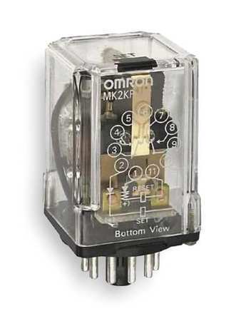 ny Omron Mk2kp-Ua-Ac120 Latching Relay,11 Pins,Octal,120Vac