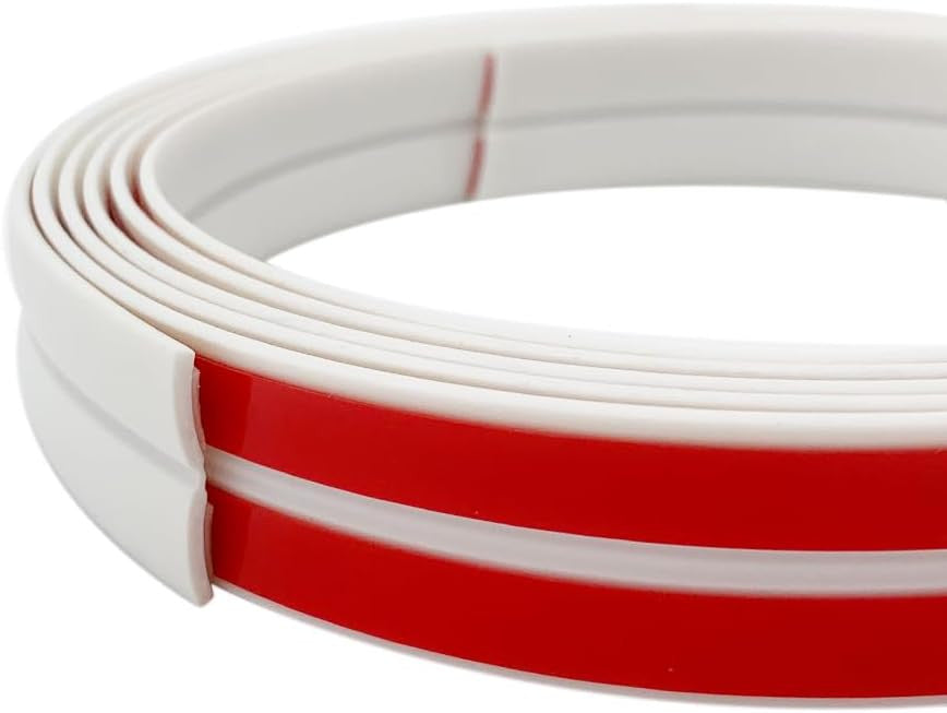 new Flexible Corner Trim Moulding, Peel and Stick Wall 4 CM（W）x20 FT（L）, White 07FC0E-D4 - KOEEK