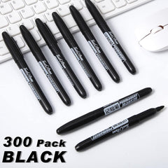 new Thenshop 300 Pack Permanent Markers Bulk First 1 Count (Pack of 300), Black THENSHOP - KOEEK