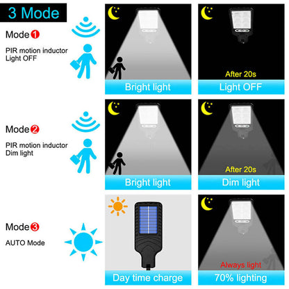 new Solar Light Focos Luces Solares Para Exterior Luz Led de Jardin Patio Sensor de