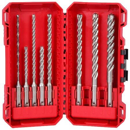 new Milwaukee Tool 48-20-7663 8 Pc. 4-Cutter Mx4 Sds-Plus Rotary Hammer Drill Bit Milwaukee - KOEEK