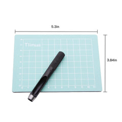 new 9 Pieces Heavy Duty Round Punch Set（3mm-12mm） with a 9 black, Silver, Black 07FC0E-D4 - KOEEK