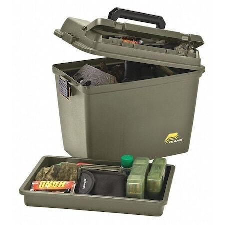 Plano 181206 Portable Tool Box, Plastic, Green, 17 In W X 10 In D X 13 In H PLANO - KOEEK