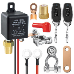 new Remote Battery Disconnect Switch Kit DC 12V 200A for Cars Auto RV Truck... 07FC0E-D4 - KOEEK