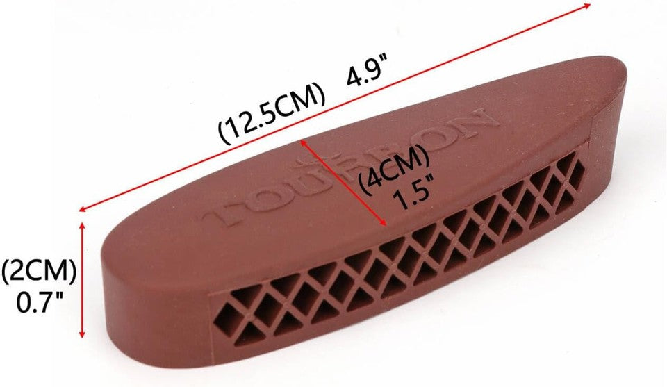 new TOURBON Hunting Shooting Grind-to- fit Recoil Pad Small, Brown TOURBON - KOEEK