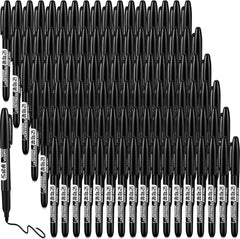new Thenshop 300 Pack Permanent Markers Bulk First 1 Count (Pack of 300), Black THENSHOP - KOEEK