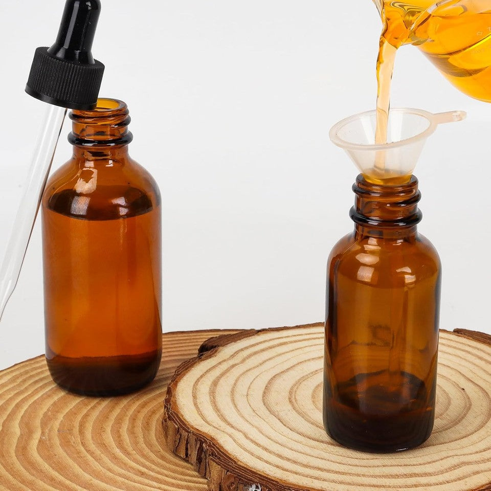 new CycleMore 1oz Amber Glass Dropper Bottles 48 Pack 1 Oz-48 Pack, CYCLEMORE - KOEEK