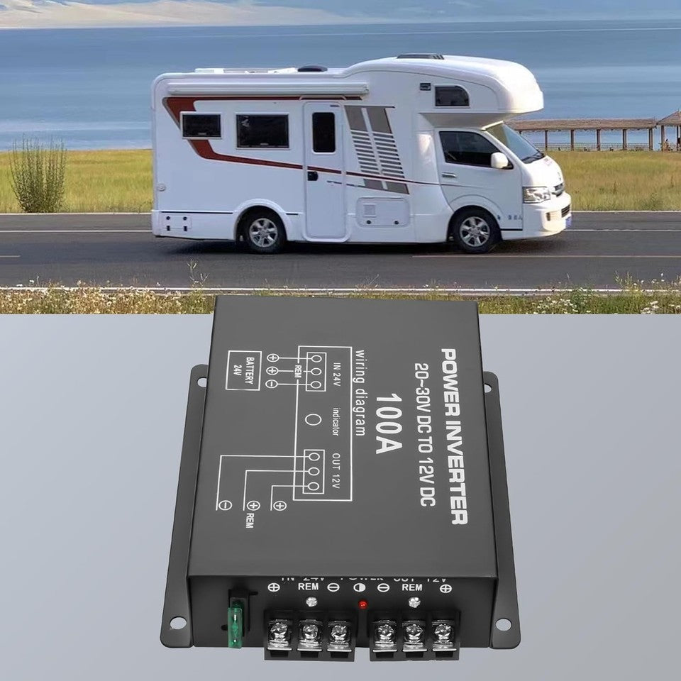 new XMSJSIY DC 24V to 12V Step-Down Voltage Converter 100A 1200W Buck... XMSJSIY - KOEEK