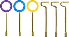 new Interior Bedroom & Bathroom Door Emergency Keys Compatible with Kwikset Gold 07FC0E-D4 - KOEEK